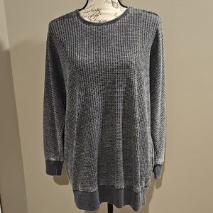 Stitch Star Gray Crew Neck Women's Top XL